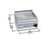 Berto's gázüzemű lapsütő (8 kW)
