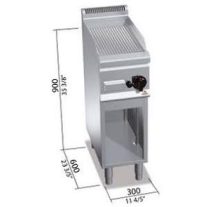Berto's gázüzemű lapsütő (4 kW)