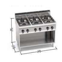 Berto's gáztűzhely (31,5 kW)