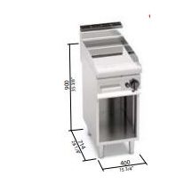 Berto's gázüzemű lapsütő (6,9 kW)
