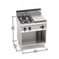 Berto's gáztűzhely (17,5 kW)