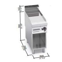 Berto's gázüzemű lapsütő (10 kW)