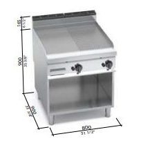 Berto's gázüzemű lapsütő (20 kW)