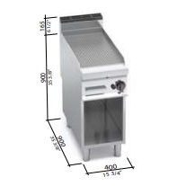 Berto's gázüzemű lapsütő (10 kW)