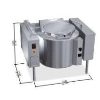 Berto's gázüzemű főzőüst (35 kW)