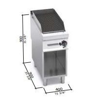 Berto's gázüzemű grillsütő (9 kW)