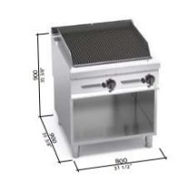 Berto's gázüzemű grillsütő (18 kW)