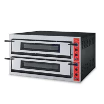 GGF TOP FR 108-99 elektromos pizzakemence 9+9 db 36-os pizzának körbe samottos – GGFTOPFR108-99