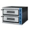 GGF XR66-36 elektomos pizzakemence 6+6 db 36-os pizzának körbe samottos