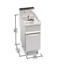 Berto's gázüzemű olajsütő (12,7 kW)