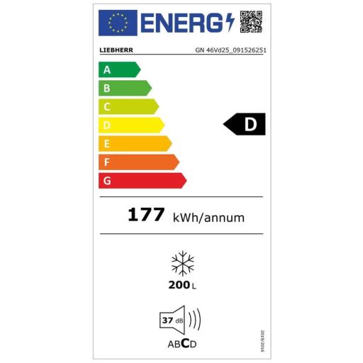 LIEBHERR GN 46Vd25 Álló fagyasztószekrény NoFrost-tal