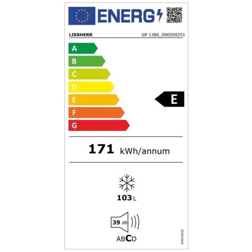 Liebherr kompakt fagyasztó GP 1386 Premium (szabadon álló) Bemutatódarab 1db