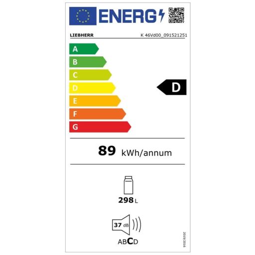 LIEBHERR K 46Vd00 Szabadonálló hűtőszekrény EasyFresh funkcióval