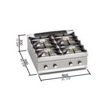 Berto's gáztűzhely (40 kW)