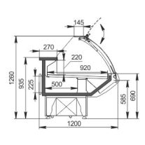 MISSOURI 1.0 (AG-120-deli-PS-126-DBA) | Csemegepult