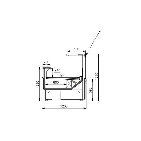MISSOURI 1.3 (AC-120-deli-PS-130-DBA) | Csemegepult
