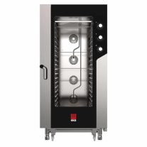   Tecnoeka kombi sütő gőzpároló, elektromos, gasztronómiai, 20 tálcás, mechanikus