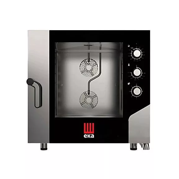 Tecnoeka MKF-716-S-B elektromos, 7 tálcás kombi sütő – MKF716SB Tecnoeka MKF-716-S-B elektromos, 7 tálcás kombi sütő – MKF716SB