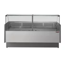 TDOM MR80.100VD Csemegepult egyenes üveggel - 200cm – MR08100VVD_2000mm