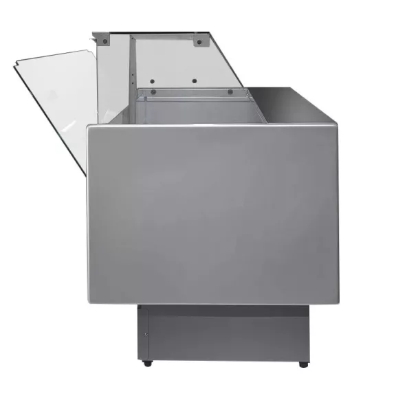 TDOM MR80.100VD Csemegepult egyenes üveggel - 248cm – MR08100VVD_2480mm