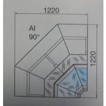 Marte AI 90° - Belső sarokpult