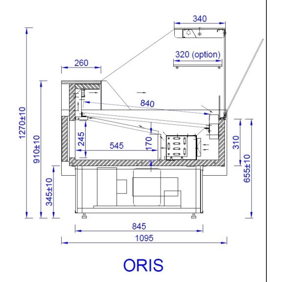 ORIS 0.94 STAT 1.1 | Csemegepult