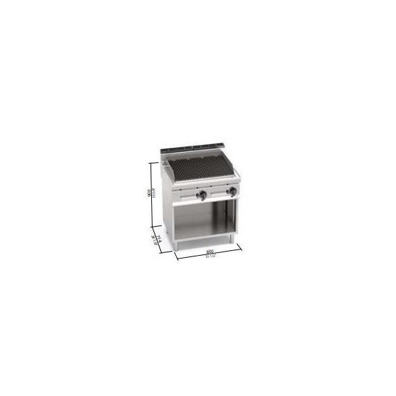 Berto's gázüzemű grillsütő (14 kW)