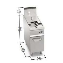 Berto's gázüzemű olajsütő (14 kW)