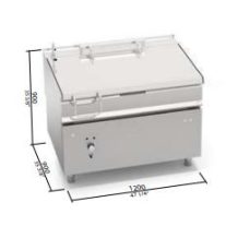 Berto's elektromos serpenyő (14,4 kW)