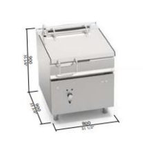 Berto's elektromos serpenyő (9,6 kW)