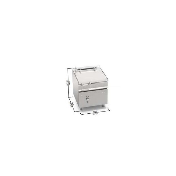 Berto's elektromos serpenyő (9,6 kW)