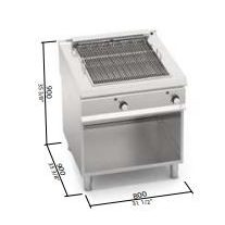 Berto's elektromos grillsütő (10,8 kW)