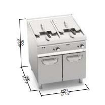 Berto's elektromos olajsütő (44 kW)