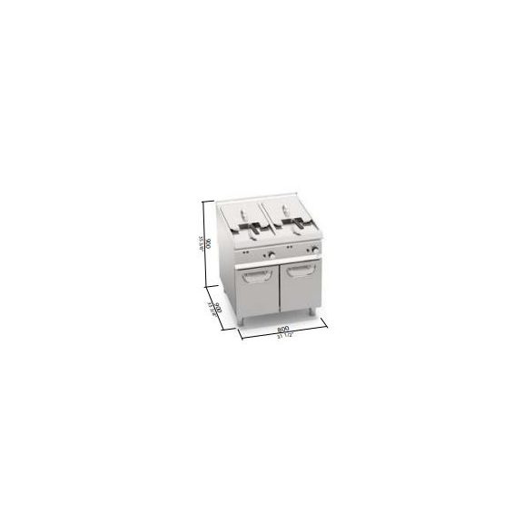 Berto's elektromos olajsütő (44 kW)