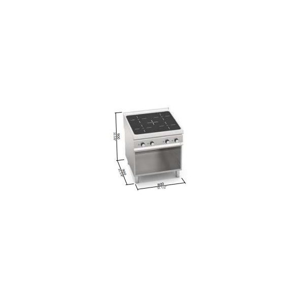 Berto's indukciós tűzhely (20 kW)