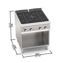 Berto's elektromos tűzhely (16 kW)