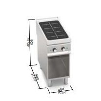 Berto's indukciós tűzhely (14 kW)