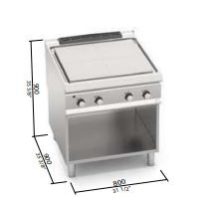 Berto's elektromos tűzhely (15 kW)