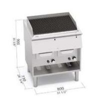 Berto's gázüzemű grillsütő (18 kW)