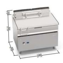 Berto's gázüzemű serpenyő (30,4 kW)