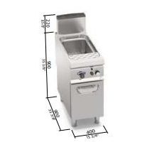 Berto's gázüzemű tésztafőző (12 kW)