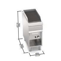 Berto's gázüzemű grillsütő (12 kW)