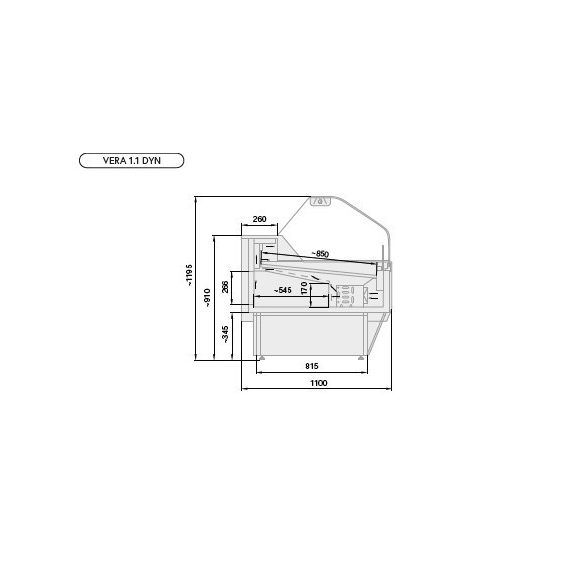 VERA 0.94 DYN | Csemegepult