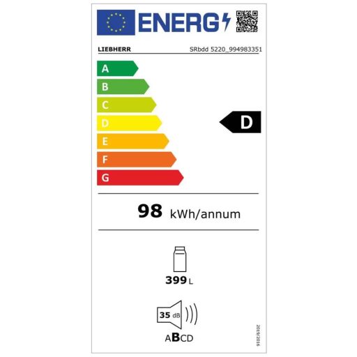 LIEBHERR SRbdd 5220 Szabadonálló hűtőszekrény EasyFresh funkcióval
