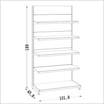 Bolti polc - polcrendszer 190 cm