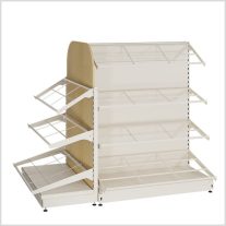   Bolti polcrendszer - Zöldség-gyümölcs Gondola véggel - 150cm