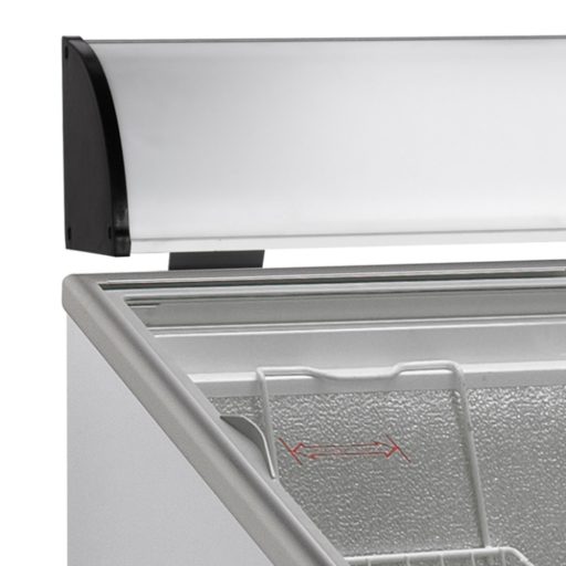 IC700SC - Mélyhűtőláda csúszó üvegtetővel, 670 literes
