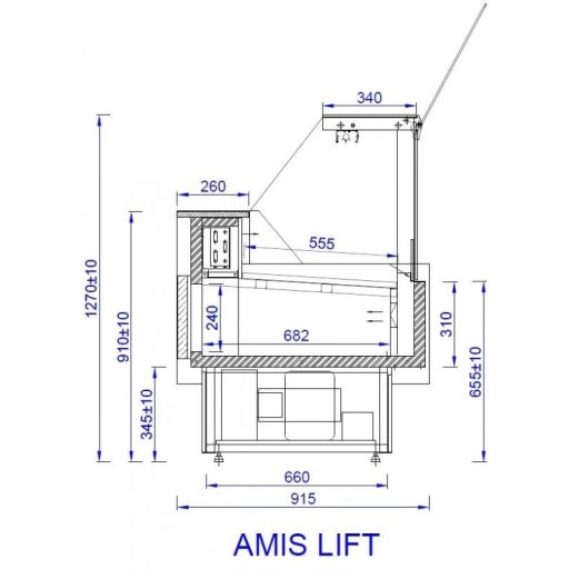 AMIS LIFT | Csemegepult