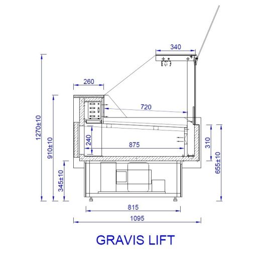 GRAVIS LIFT  | Csemegepult