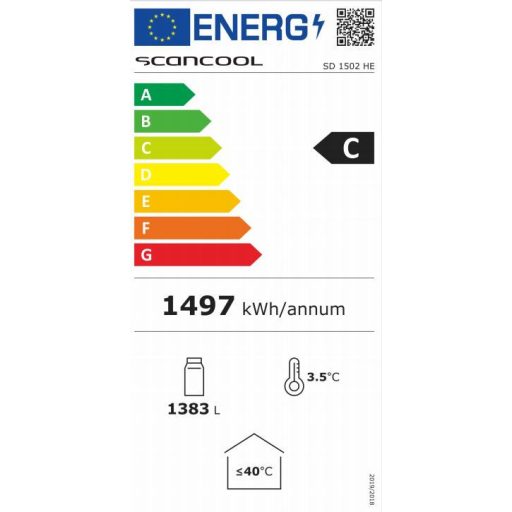 SD 1502 HE | Üvegajtós hűtővitrin